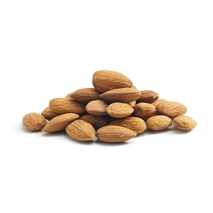 Trends Almonds - Fire Roasted Unsalted - Premium Quality- Natural Non-GMO No Preservatives Perfect for Snacking Baking and Cooking (3 LBS)