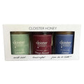 Cloister Honey Trios - Tea Lovers (3 x 3 oz) | Hand Crafted | Raw Artisan Honey | 100% Pure Raw &amp Unfiltered | All Natural | Made in USA |