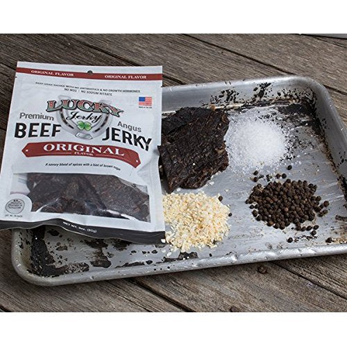 Lucky Beef Jerky - 3oz Slab (Assorted 12 Pack)