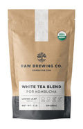 Kombucha.com Certified Organic Loose Leaf Tea - Kombucha Brewing Blends (White Tea Blend 1 Pound). Makes up to 50 gallons.