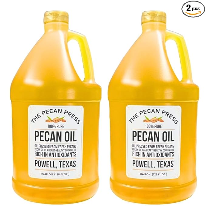 Pure Pecan Oil 2 Pack 1 Gallon Each Premium Cooking Oil Vegetable Oil Substitute