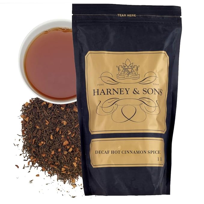 Harney &amp Sons Decaffeinated Hot Cinnamon Spice | 16 oz Loose Leaf Tea