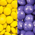 1.5 lbs Purple &amp Yellow M&ampMs Milk Chocolate Candy