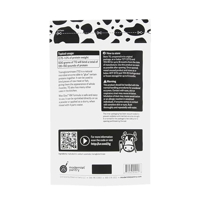Moo Gloo Transglutaminase [TG Meat Glue] - RM Formula 500g/1.1lbs