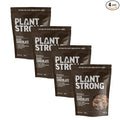 PLANTSTRONG Dark Chocolate Granola – Whole Grain Oil-Free Granola Sweetened Only with Dates Made from Whole Plants Handmade Small Batch Crunchy Breakfast Cereal or Snack (4-Pack (9 oz Bags))