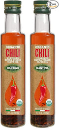 Mantova Organic Chili Flavored Extra Virgin Olive Oil 8.5 Fl Oz (Pack of 2)