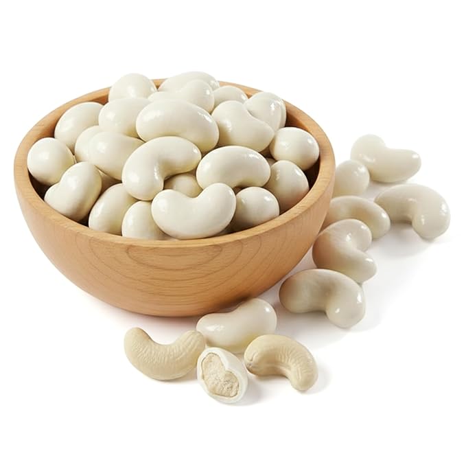 NY Spice Shop White Chocolate Covered Cashews - 3 Pound Candy Coated Cashew - Trail Mix White Chocolate Sweet Nut Snacks - Healthy Cashews Snacks for &amp Candy Buffet