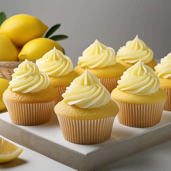 OliveNation Lemon Cake Mix - Gluten Free Vegan - GF Lemon Cake &amp Cupcake Mix for Allergen-Friendly Baking &amp Gluten Free Vegan/Vegetarian Soy Free Dairy Free Special Diet Desserts (48.00oz)