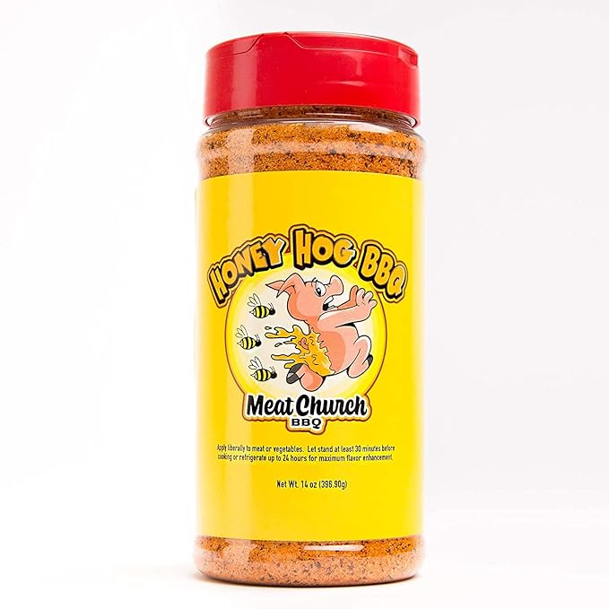 Meat Church BBQ Rub Combo: Honey Hog (14 oz)  Holy Voodoo (14oz) and Holy Cow (12 oz) BBQ Rub and Seasoning for Meat and Vegetables Gluten Free One Bottle of Each