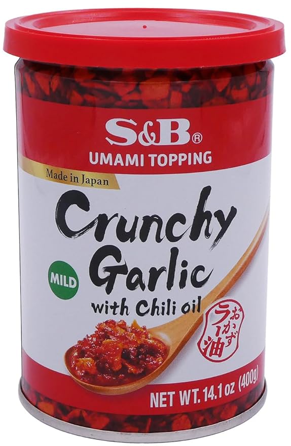 S&ampB Chili Oil with Crunchy Garlic 14.1 Ounce