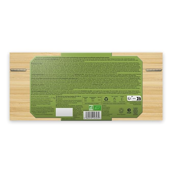 Pukka Limited Edition Discovery Chest Premium Selection of Infused Organic Teas Comes in Gift Ready Bamboo Box Exquisite Herbal Teabag Assortment Ideal for Tea &amp Infusion Lovers 42 Assorted B