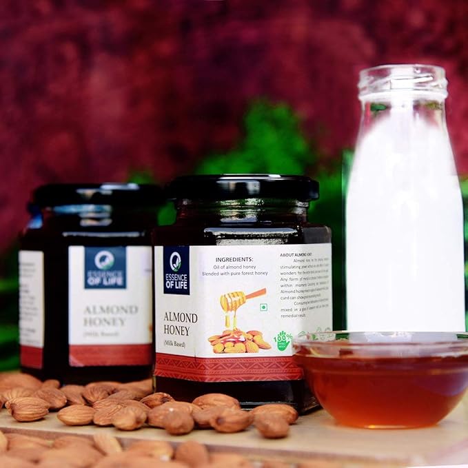 Essence of Life Almond Honey (Milk Based) - 350gm
