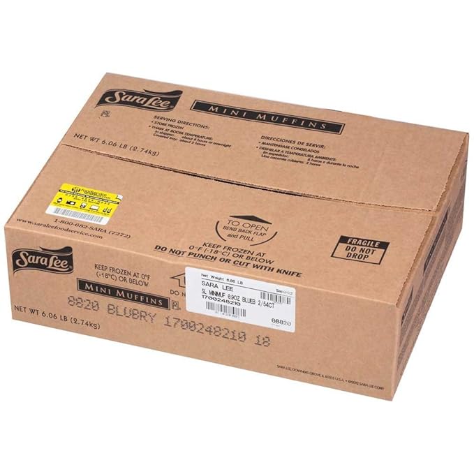 Chef Pierre Mini Blueberry Muffin 0.9 Ounce -- 108 per case.