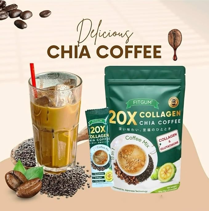 11 in 1 Shape with Chia and Collagen Pack of 10 Fit Gum