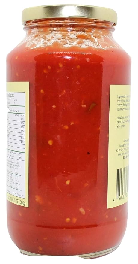 INGRASSELINO Marinara Sauce CHEF MADE We Do Not Sacrifice On Quality Or Taste We Only Produce The Best! (24 oz) 3 Pack