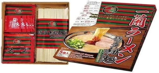 Ichiran Ramen Hakata thin noodles (straight) Ichiran special red with secret powder