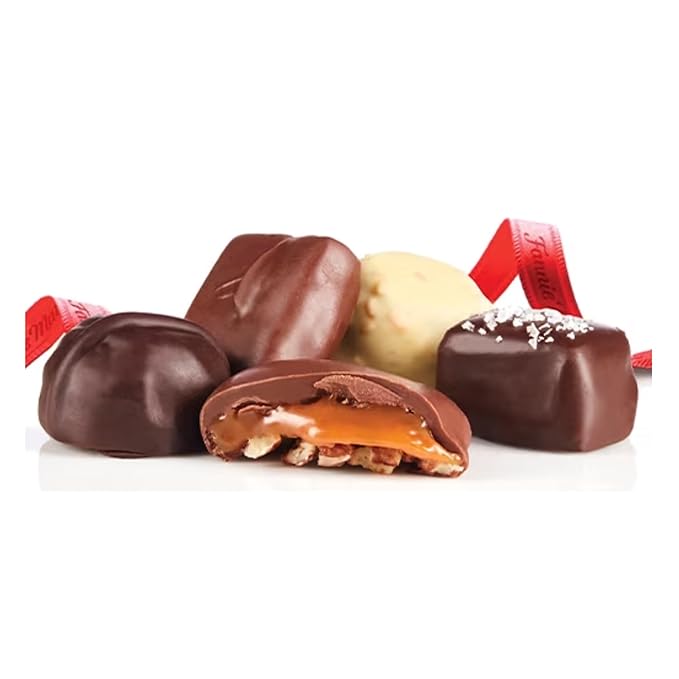 Fannie May Heritage Collection Premium Assorted Chocolates Gift Box with Pixies Trinidads Buttercreams 1 lb - (renamed from Colonial Assortment)