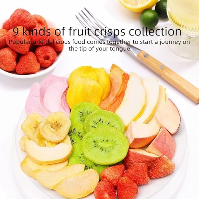 Freeze Dried Fruit Mix 100g*3 bags Strawberry &amp Mango with Assorted Vegetables Crisps Healthy Snack No Added Sugar &amp Preservatives Gluten-Free Vegan Snack