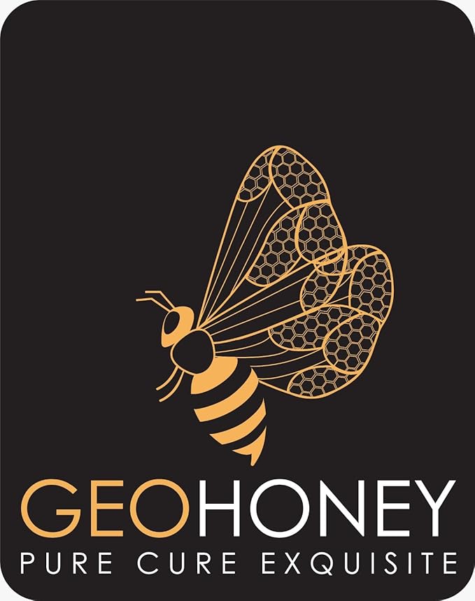 Geohoney Premium Acacia Raw Honey Light Yellow Color 450 Gram