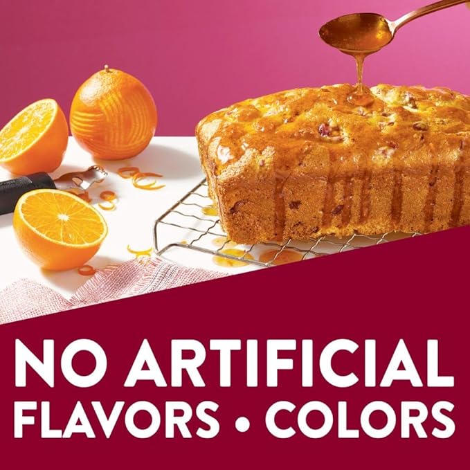 Krusteaz Cranberry Orange Quick Bread Mix Made with Real Cranberries &amp Orange Zest 18.6 oz Boxes (Pack of 12)