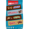 Mars SNICKERS TWIX 3 MUSKETEERS &amp MILKY WAY Individually Wrapped Variety Pack Minis Chocolate Candy Bars Bulk Assortment 67.2 oz Bag