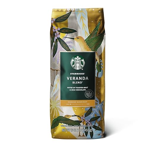 Starbucks Veranda Blend Whole Bean Coffee Light Roast