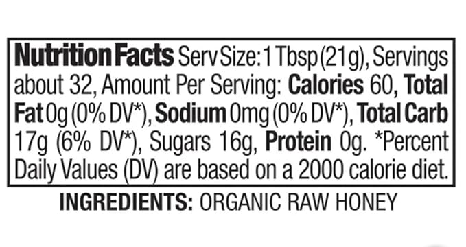 Organic Raw Honey 3-Pack (24 oz Each) – 100% Grade A USDA Organic Product of Brazil Honey Bear Plastic Jars 72 oz Total