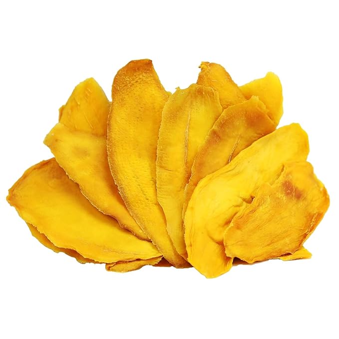 No Sugar Added Dried Mango Slices 32 Oz Delicious Texture Soft &amp Juicy No Sugar Added Dried Mango Naturally Ripened Mangos Dried Fruits Gluten Free Non GMO Natural Source of Vitamin C in Resealab
