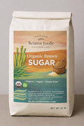 Organic Brown Sugar Bulk Resealable bag (25lb) - raw Light Brown sugar for Baking Kitchen sweetener Glazes &amp More - Made with Organic Molasses for a Sweet and Flavorful Taste