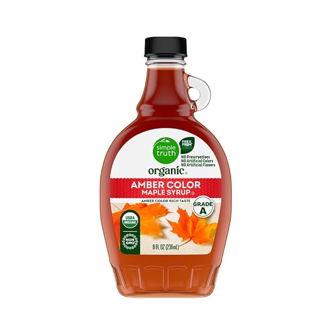ST Organic Amber Color Maple Syrup 8 fl oz