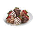 Shari’s Berries Gourmet Dipped Fancy Strawberries | Chocolate Covered Strawberry Gift Box | Ideal for Valentine's Day Anniversary Birthdays Congratulations or Saying Thank You (Half Dozen 6 Berri