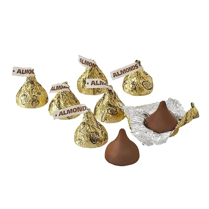 Gold Kisses Milk Chocolate with Almonds 2 lb bag