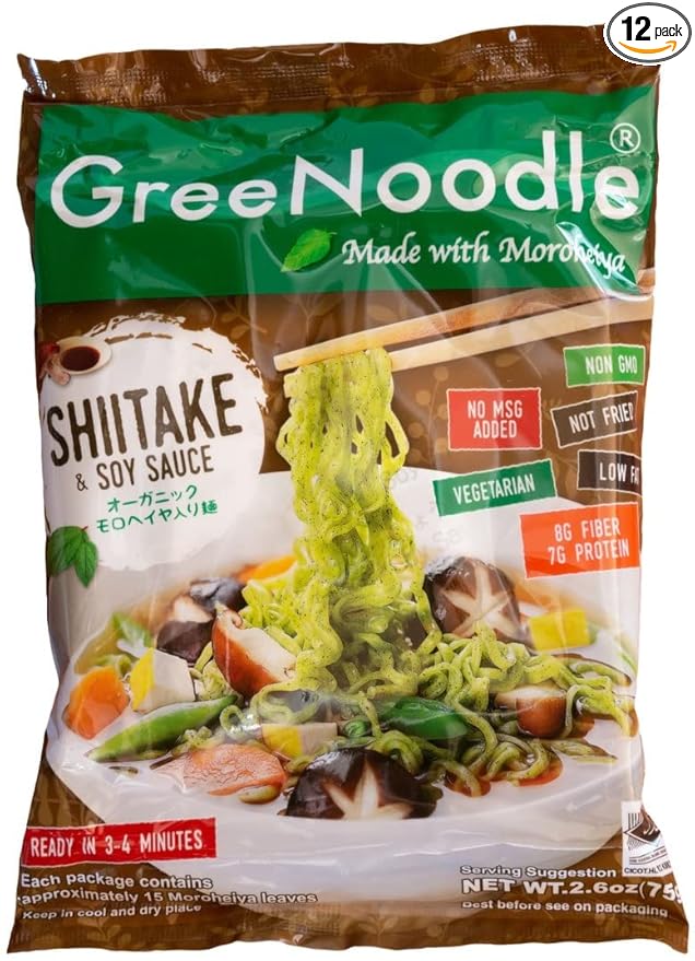GreeNoodle with Shiitake Soy Sauce Soup (12 count)