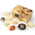Leonidas Belgian White Chocolate Gift Box - 1 lb / 453 g - Birthday Thank You Anniversary Congratulations Gift Basket Gold Ribbon Gourmet Candy Assortment