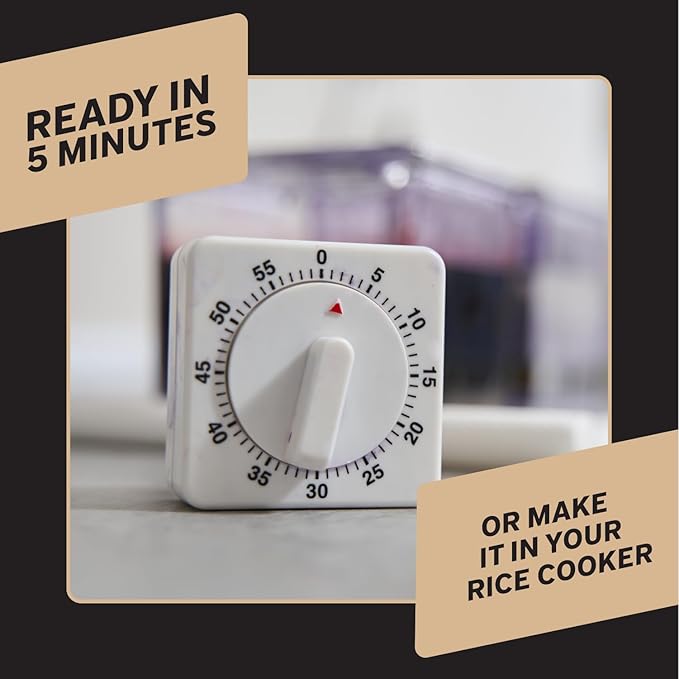 It’s That Simple Brown Rice Blend from It's Skinny 50% Less Carbs Certified Gluten-Free Non-GMO &amp Vegan Cooks in 5 Minutes – 5.29 oz (Pack of 6)