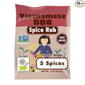 Star Anise Foods - Vietnamese BBQ Spice Rub Contains No MSG Gluten Free and Perfect for Seasoning- 5 Spices (Pack of 10 packets of 1 oz each)