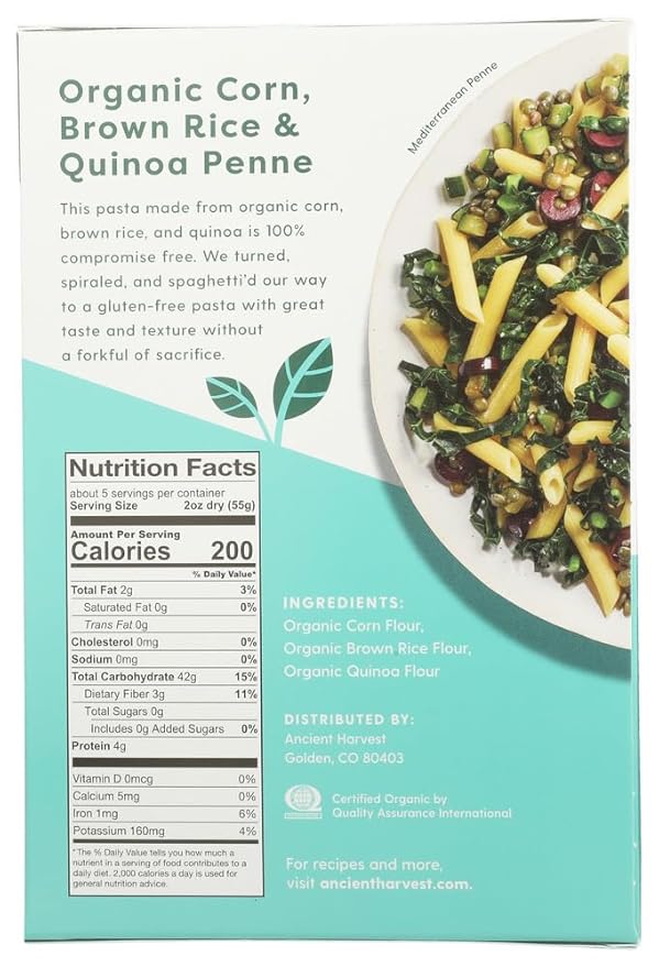 Ancient Harvest Ancnt Quinoa Penne GF 48x 8OZ