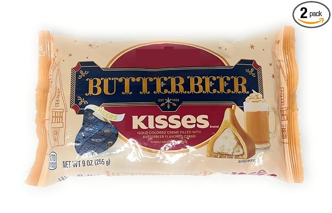 Kisses Butterbeer Flavored Easter Candy 9oz - 2 bags