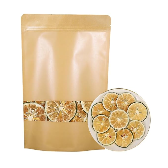 Dried Lime Slices 4.23oz/120g Dehydrated Lime For CocktailsCake Decoration Cocktail Decoration Table Flowers Candle Crafts No Additives No Sugar Added (4.23 oz)