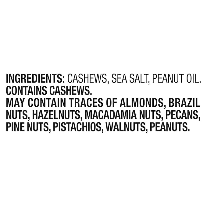 Premium Whole Roasted Cashews with Sea Salt 33 oz Premium Crunchy Salted Cashew Nuts for Healthy Snacking Trail Mix Baking Cooking &amp Party Family Bulk Pack