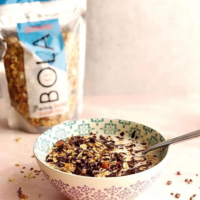 BOLA granola Barely Sweet Low Sugar Almond &amp Pumpkin Seed Granola 12oz - 3 PACK
