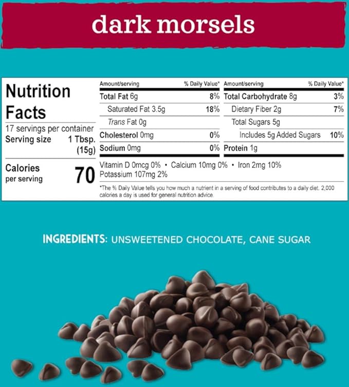 Enjoy Life Bulk Dark Chocolate Morsels Vegan Dairy Free Gluten Free Nut Free Kosher Soy Free Allergy Friendly 5 lb