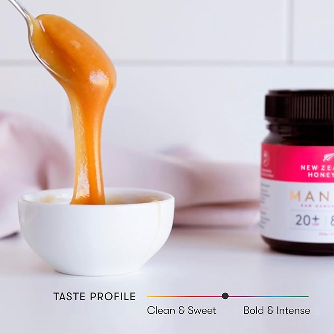 New Zealand Honey Co. Raw Manuka Honey UMF 20+ / MGO 829+ | UMF Certified | 4.4oz | Medical Grade Raw Honey