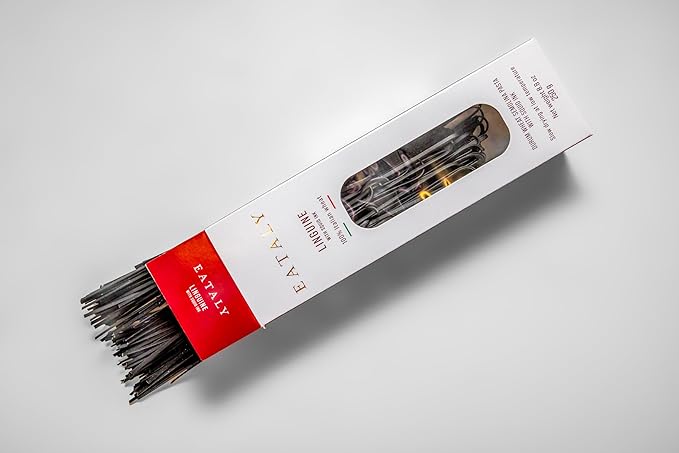 Eataly Long Cuts Set Pasta Bundle Pack- Linguine 1-17 oz. Box Linguine with Truffle Linguine with Lemon &amp Pepper Linguine with Squid Ink 3-8.8 oz. Boxes- 1 Each