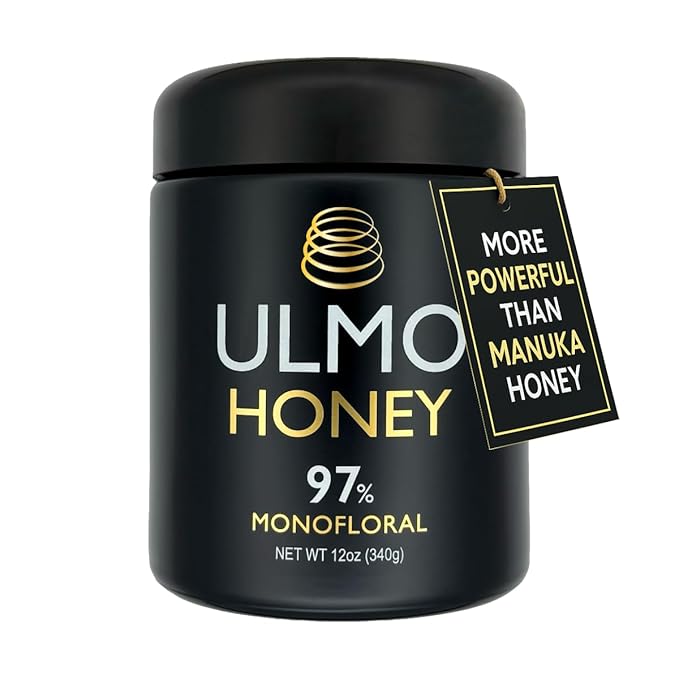Ulmo Honey - More Powerful than Manuka | &amp Smoother Tasting - 12oz