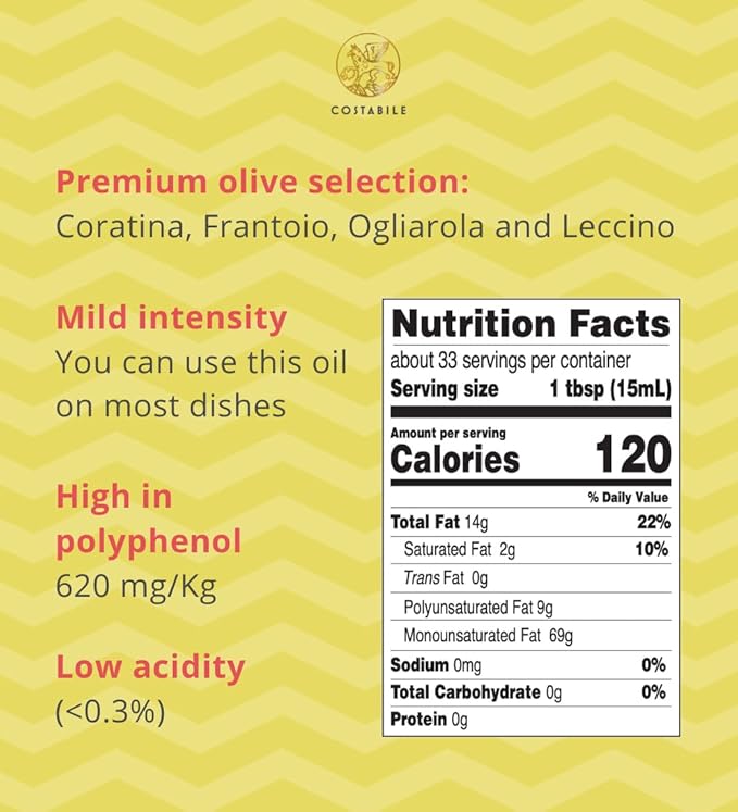 Orange &amp Lemon Infused Extra Virgin Olive Oil &amp Classic Blend combo. All-natural olive oils. 100% Italian. COSTABILE