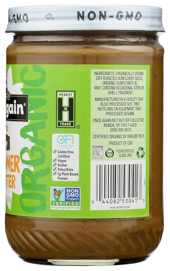 Once Again Sunflower Seed Butter (16 Oz) (Pack of 6) - Pack Of 6