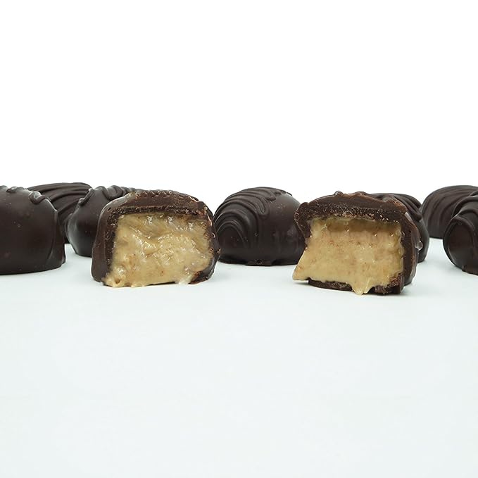 Philadelphia Candies Homemade Maple Creams Dark Chocolate 1 Pound Gift Box