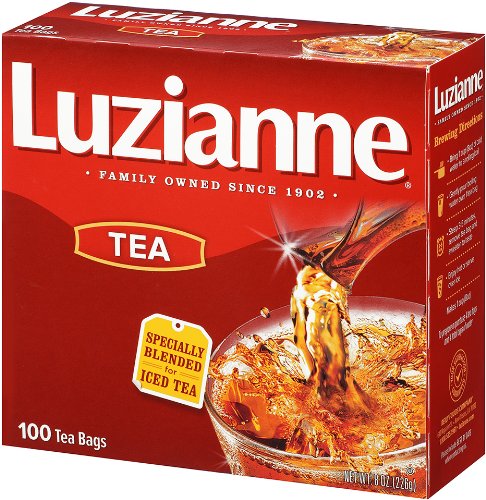 Luzianne Iced Tea Bags Unsweetened 400 Tea Bags (4 Boxes of 100 Count Pack) Specially Blended for Iced Tea Clear &amp Refreshing Home Brewed Summer Picnic Beverage