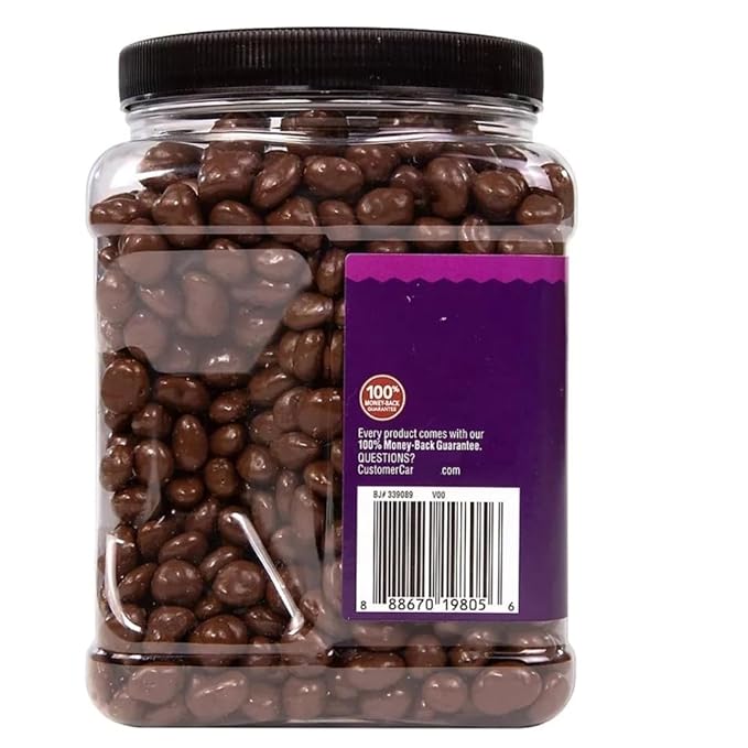 Milk Chocolate Covered Raisins Dried 50 oz Natural Made in USA (1 Pack)